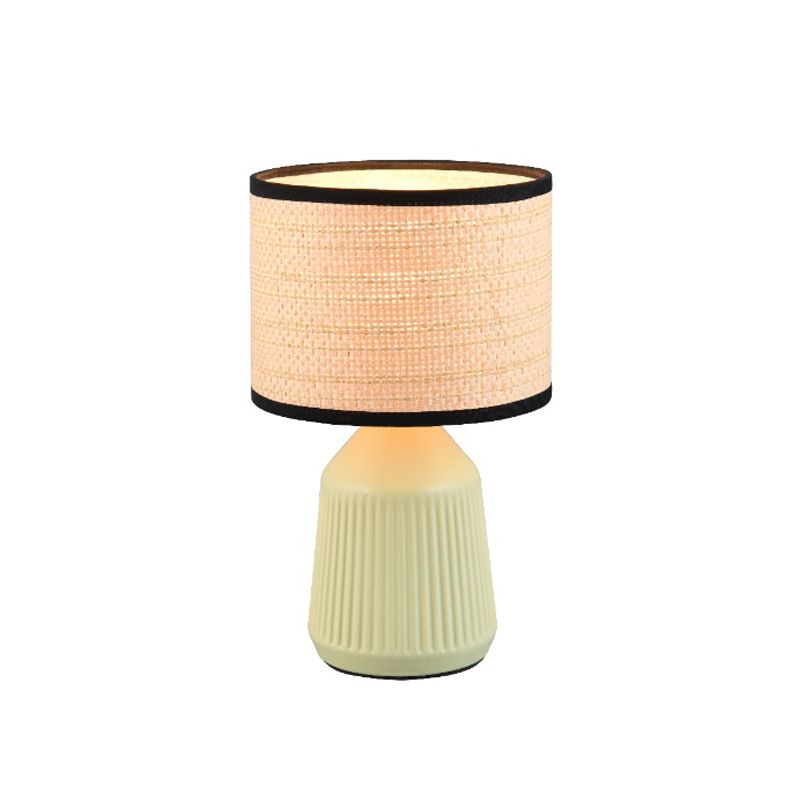 Keramická stolní lampa zelená, Shivam