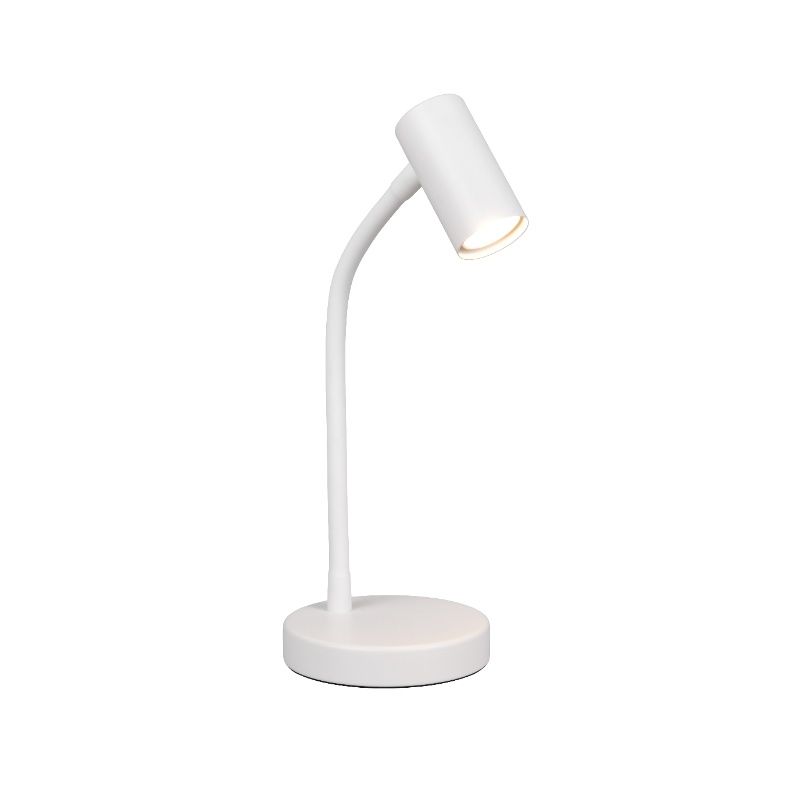 Bílá stolní lampa moderní, Suradj, s vypínačem Bílá stolní lampa moderní, Suradj, s vypínačem