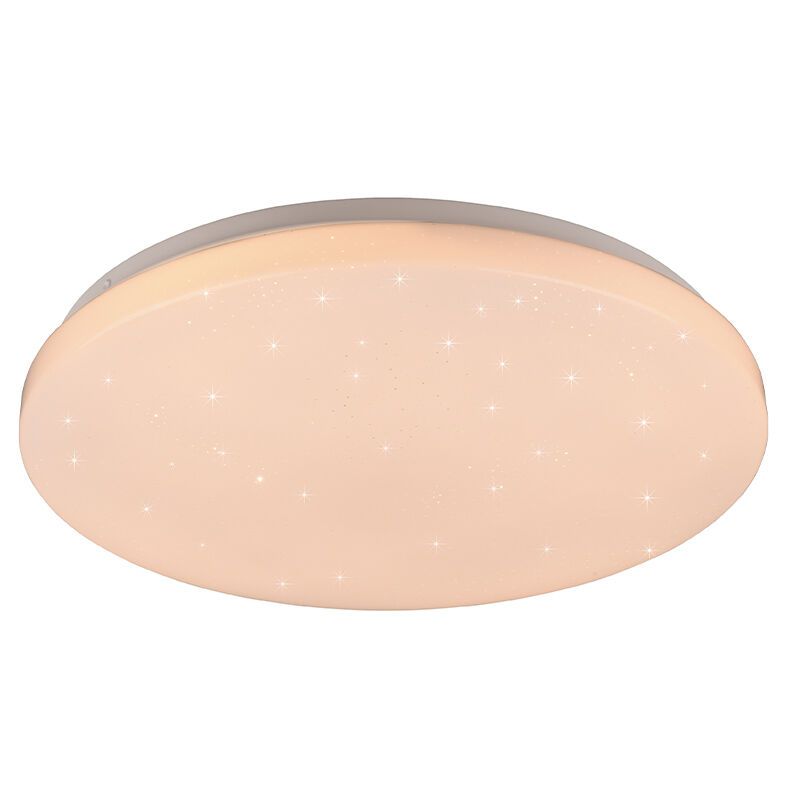 Bílé stropní světlo moderní, Catherina, 18W, LED RGBW, s dálkovým ovládáním