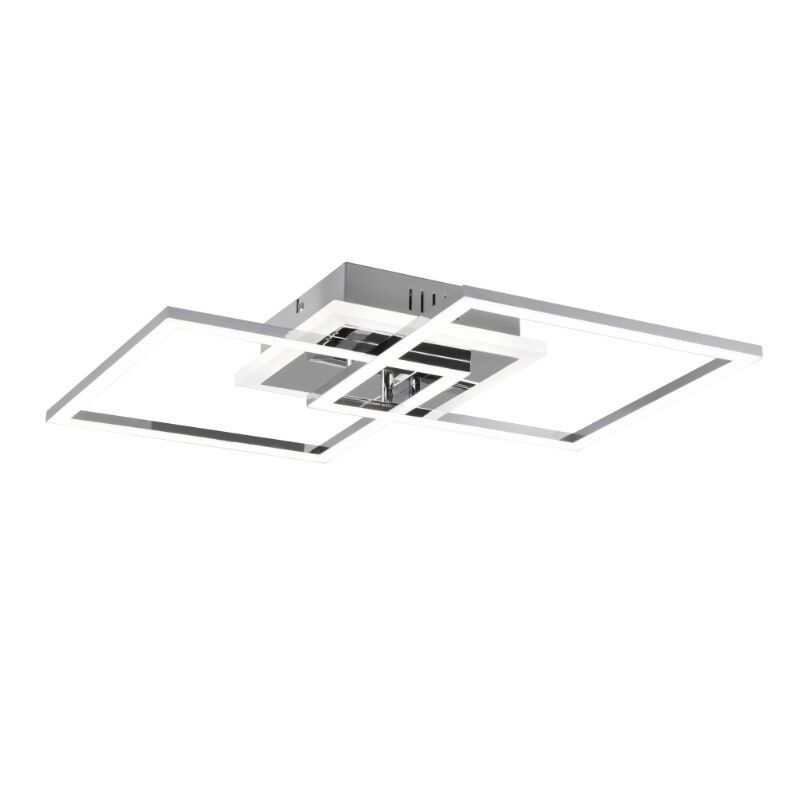 Chromové stropní světlo moderní, Semira, 25W, LED 4000 K, s 3stupňovým stmíváním