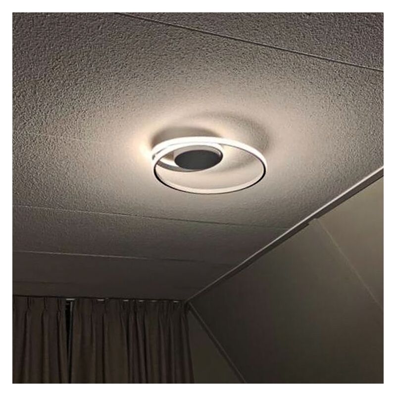 Bílé stropní světlo moderní, Sassandra, 22W, LED 3000 K, s 3stupňovým stmíváním
