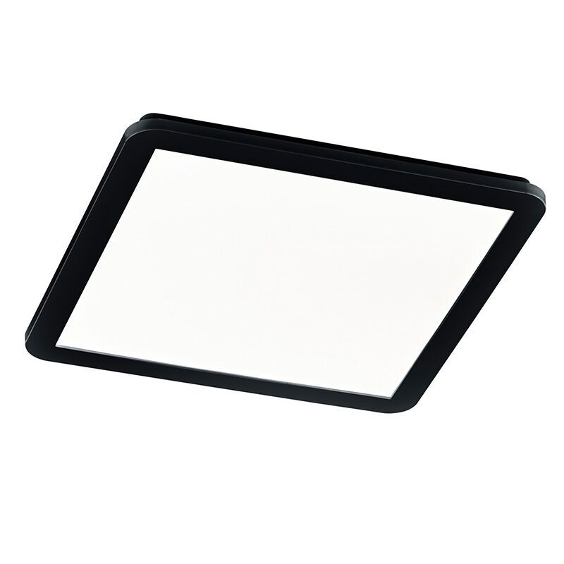 Černé stropní světlo do koupelny moderní, Gistrup, 24W, LED 3000 K, IP44