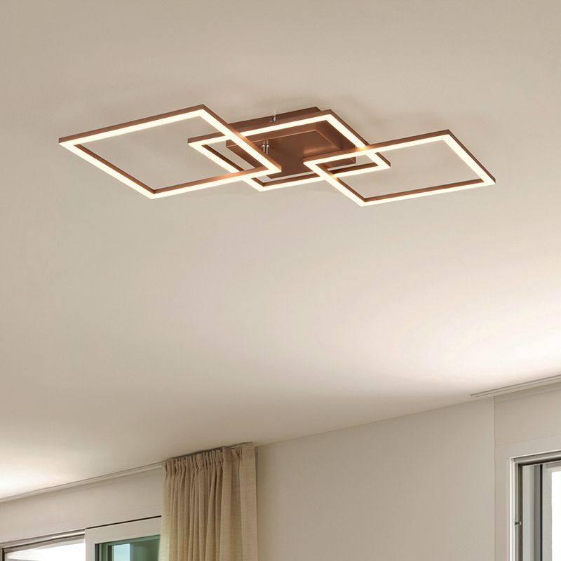 Hnědé stropní světlo moderní, Margaux, 31W, LED 3000 K