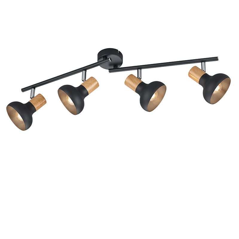 Černé stropní bodové světlo moderní, Toos