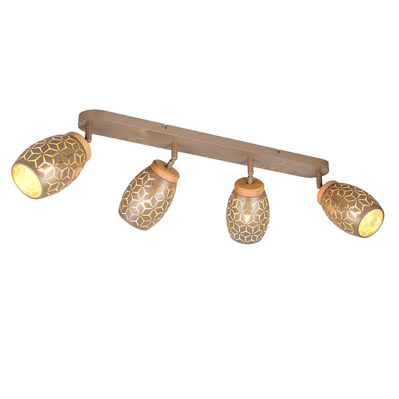 Hnědé stropní bodové světlo moderní, Delana