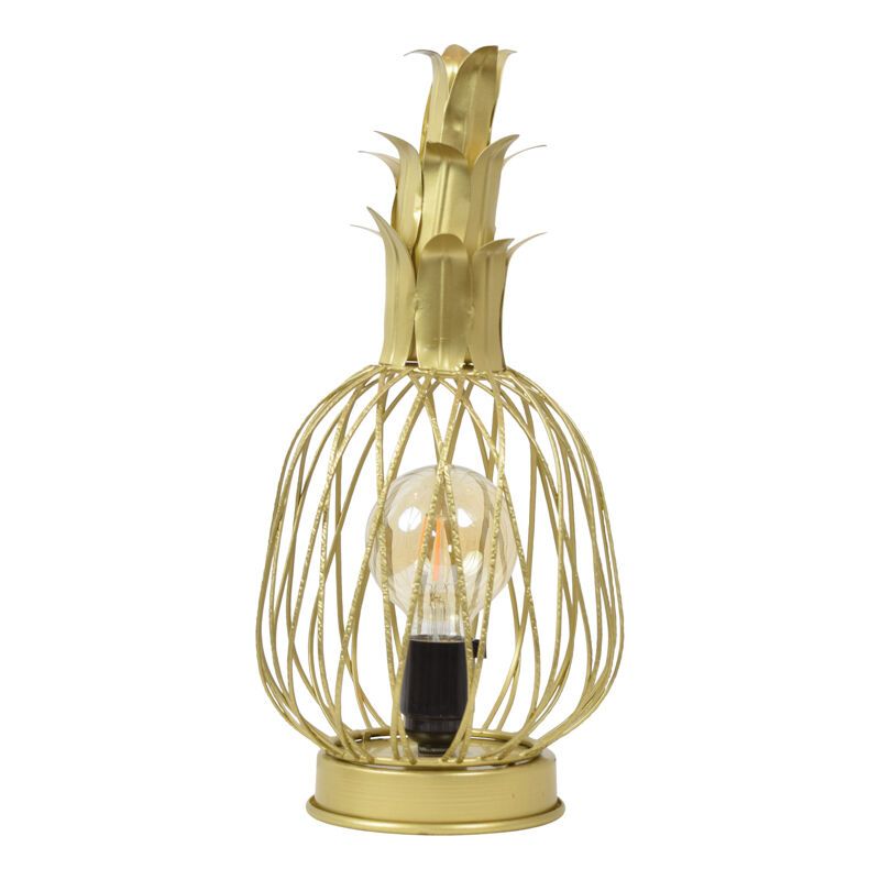 Industriální stolní lampa zlatá, Keri