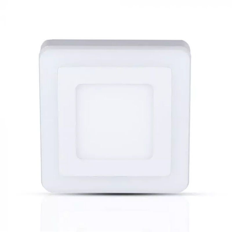 Plastová lampa na chodbu bílá, Haley, 8W, LED 4500 K, IP54