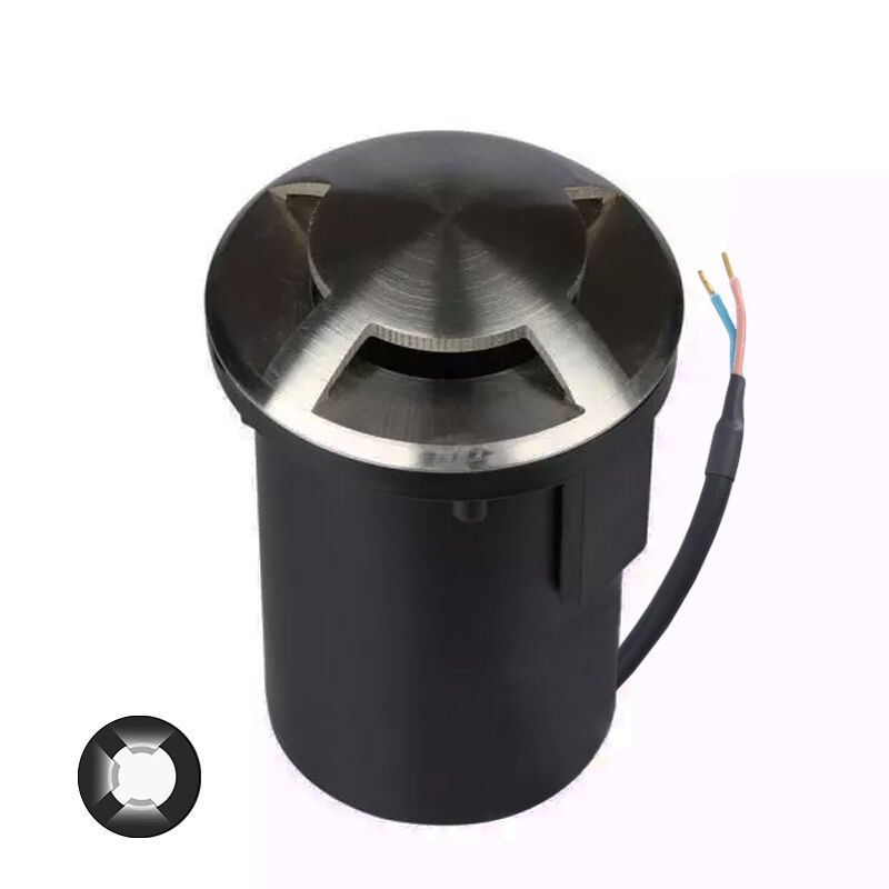 Moderní nájezdové svítidlo stříbrné, Marcus, IP67