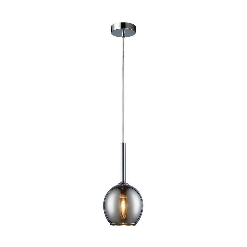 Designové závěsné světlo chromové, Gwendolynn