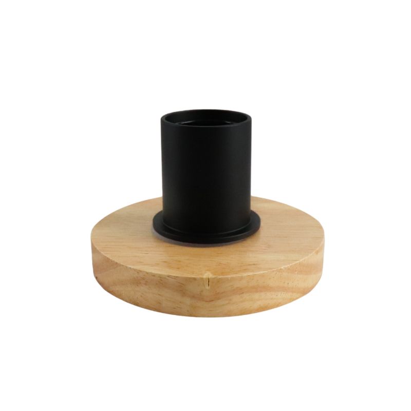Dřevěná stolní lampa bez stínidla, Rika