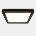 Plastové stropní světlo do koupelny černé, Shivani, 15W, LED 3000 K, IP44