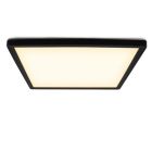 Plastové stropní světlo černé, Shona, 18W, LED 3000 K, s 3stupňovým stmíváním