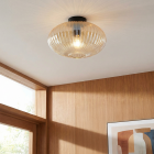 Designové stropní světlo jantarové, Charlois