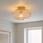 Designové stropní světlo růžové, Charlois