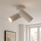 Moderní stropní bodové světlo bílé, Nadi