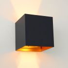 Moderní lampa up down černá, Dion, 6W, LED 2700 K, IP65