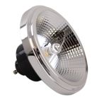 Stmívatelná LED žárovka GU10 Olucia (AR111) Clint, černá, 6W, 4000K
