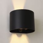 Moderní lampa up down černá, Dion, 6W, LED 2700 K, IP54