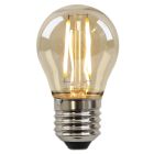 Stmívatelná LED žárovka E27 Olucia Melchis, jantarová, P45, 2W, 2200K