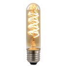 Stmívatelná LED trubicová žárovka E27 Olucia Damien, jantarová, 4W, 2200K