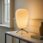 Moderní stolní lampa bílá, Davide, s vypínačem