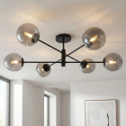 Designové stropní svítidlo šedé, Remo