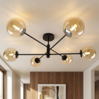 Designové stropní svítidlo jantarové, Remo