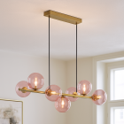 Designové závěsné světlo růžové, Remo