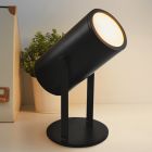 Moderní nabíjecí stolní lampa černá, Elko, 2W, LED 3000 K, s vypínačem