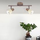 Kovové stropní bodové světlo měděné, Alaya