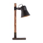 Industriální stolní lampa černá, Audrey, s vypínačem