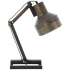 Retro stolní lampa černá, Eliza, s vypínačem