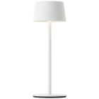 Moderní venkovní stolní lampa bílá, Petter, 2W, LED 3000 K, IP44, s 3stupňovým stmíváním