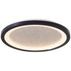 Moderní LED panelové stropní svítidlo černé, Yamal, 16W, LED 3000 K