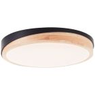 Moderní stropní svítidlo černé, Marloes, 24W, LED 3000 K, s 3stupňovým stmíváním