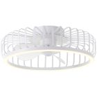 Moderní stropní ventilátor bílý, Tolga, 36W, 2700K-4000K-6500K LED, s dálkovým ovládáním