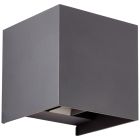 Moderní lampa up down šedá, Romar, 6,5W, LED 3000 K, IP44