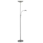 Moderní stojací lampa chromová, Elina, 18W, LED 3000 K