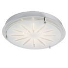 Skleněné nástěnné světlo chromové, Danae, 15W, LED 3000 K