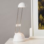 Moderní lampička bílá, Louna, 6W, LED 2700 K, s vypínačem