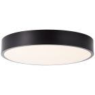 Moderní stropní světlo černé, Asude, 12W, LED 3000 K