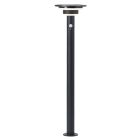 Moderní solární venkovní lampa stojací černá, Lonneke, 3W, LED 3000 K, IP44