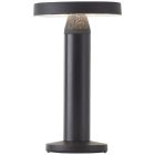 Kovová nabíjecí stolní lampa černá, Kubilay, 2W, LED 4000 K, IP44, s vypínačem