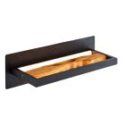 Rustikální nástěnné světlo hnědé, Raynor, 9,5W, LED 3000 K