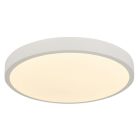 Moderní stropní světlo bílé, Asude, 60W, LED nastavitelný od teplé po studenou bílou, s dálkovým ovládáním
