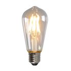 Stmívatelná LED žárovka E27 Olucia Edison, ST58, 5W, průhledné sklo, 2700k