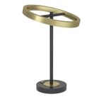 Kovová designová stolní lampa mosazná, Buket, 10,5W, LED 3000 K, s dotykovým stmívačem