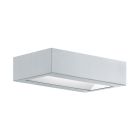 Nerezové Oceli moderní venkovní světlo stříbrné, Simen, 4W, LED 3000 K, IP44
