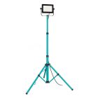 Modré pracovní světlo z hliníku, Angelos, 52 W, 4000 K LED, IP65, s vypínačem