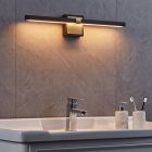 Plastové moderní nástěnné světlo do koupelny mosazné, Natasha, 11W, LED 3000 K, IP44